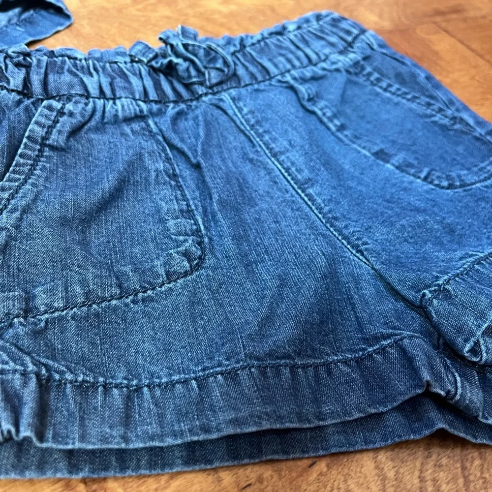 Toddler Girls Jumping Beans Denim Shorts - 3T - 2 included! - Polka Dots - Picture 3 of 5